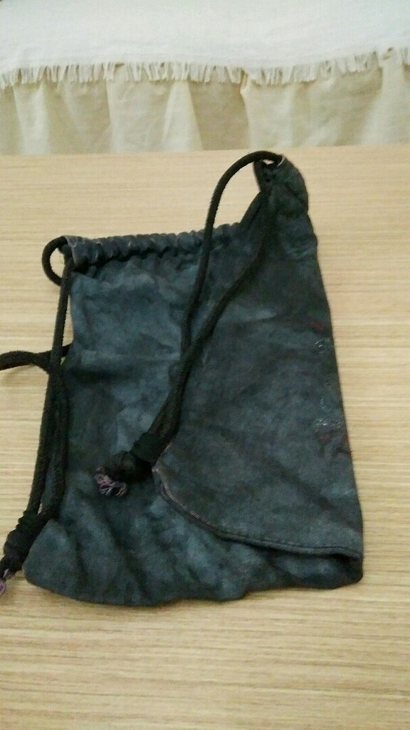 Füme renk kumaş sırt çantası - 8