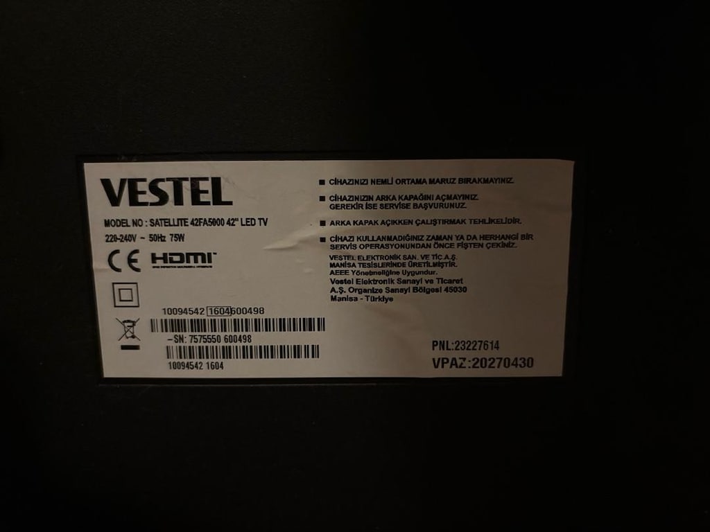 Vestel 42İnç Tv - 2