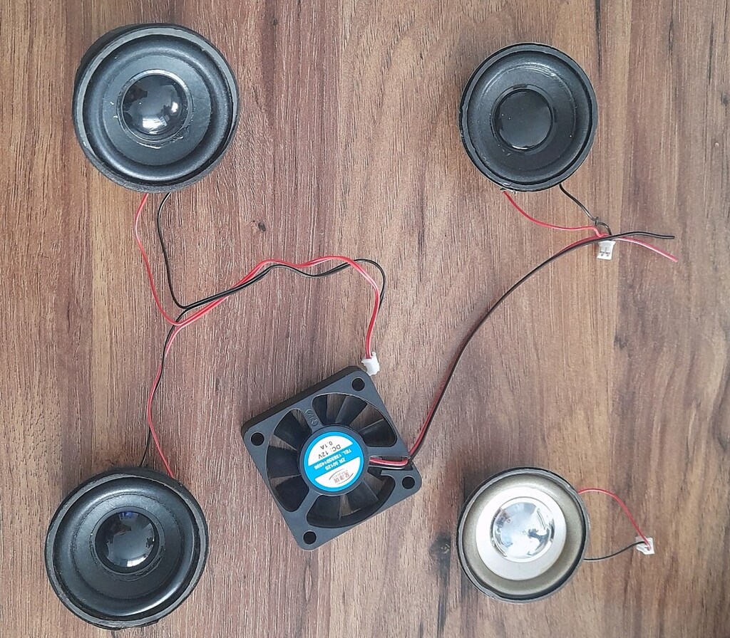 Mini Hoparlör ve Fan Seti - 2