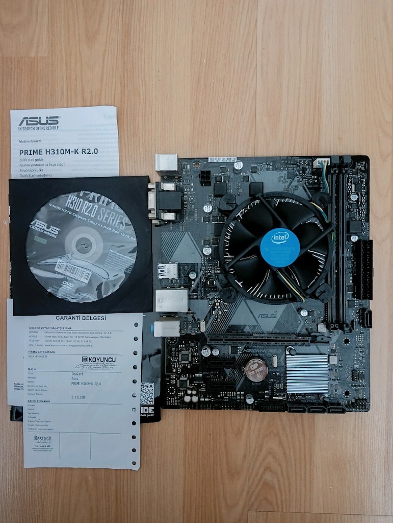 İntel İ3 9100F~ Asus H310M-K R2.0 - 3
