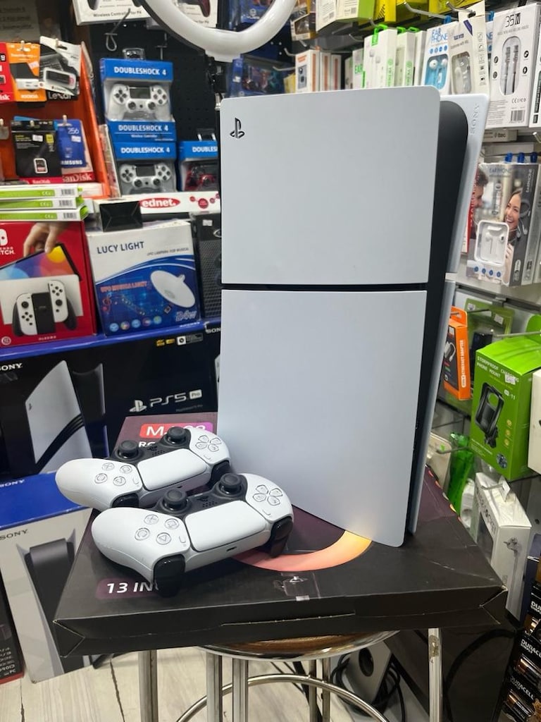 Playstation 5 Slim 1 tb çift kollu digital tertemiz cihaz - 6