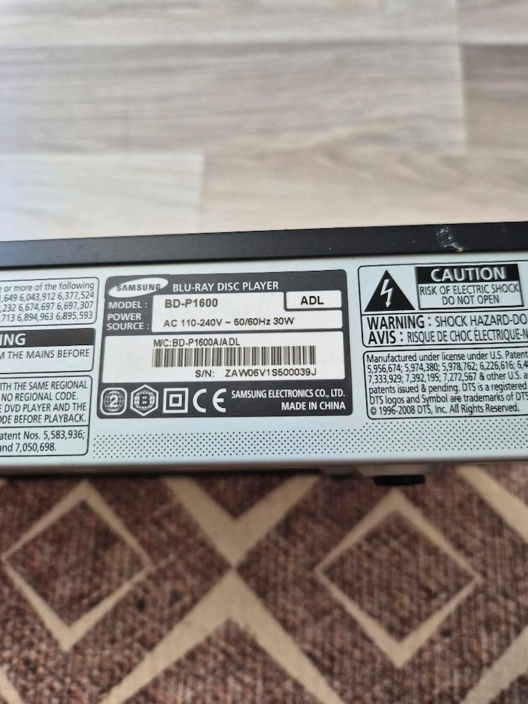 samsung BD-P1600 blu-ray multi medya cihazı - 3