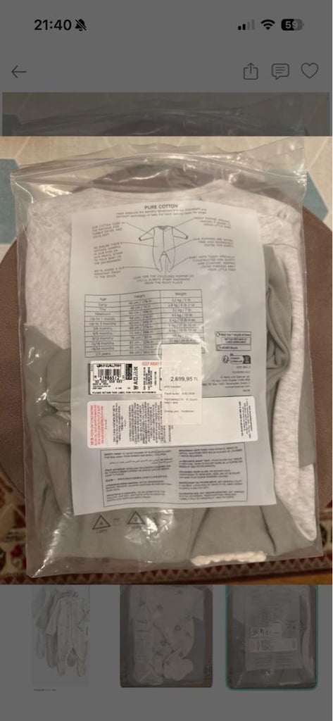 Bebek Tulumu 3lü marks spencer - 3