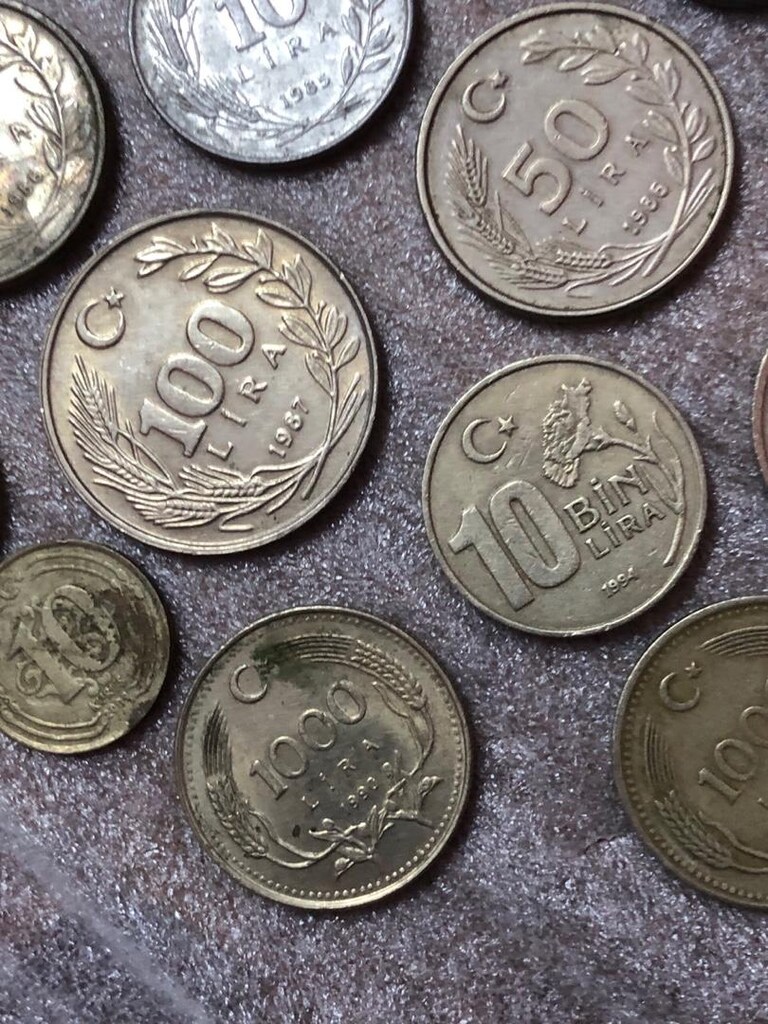 Koleksiyonerler için eski madeni para (Türk Lirası) - 9