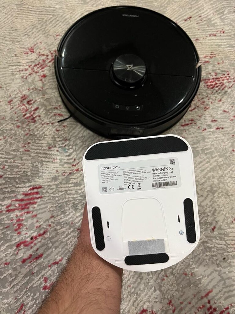 siyah Roborock s6maxv robot süpürge - 3