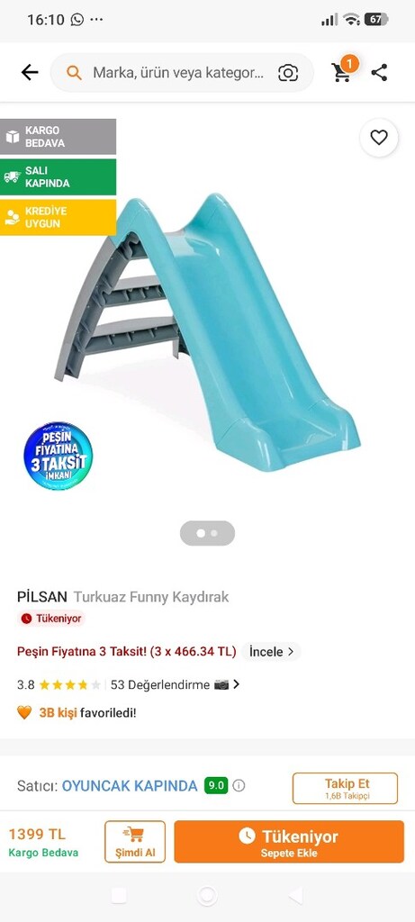 Pilsan Çocuk Kaydırağı - 4