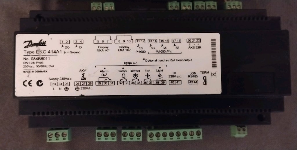 Danfoss ekc 414a1 termostat kontrol plc - 2