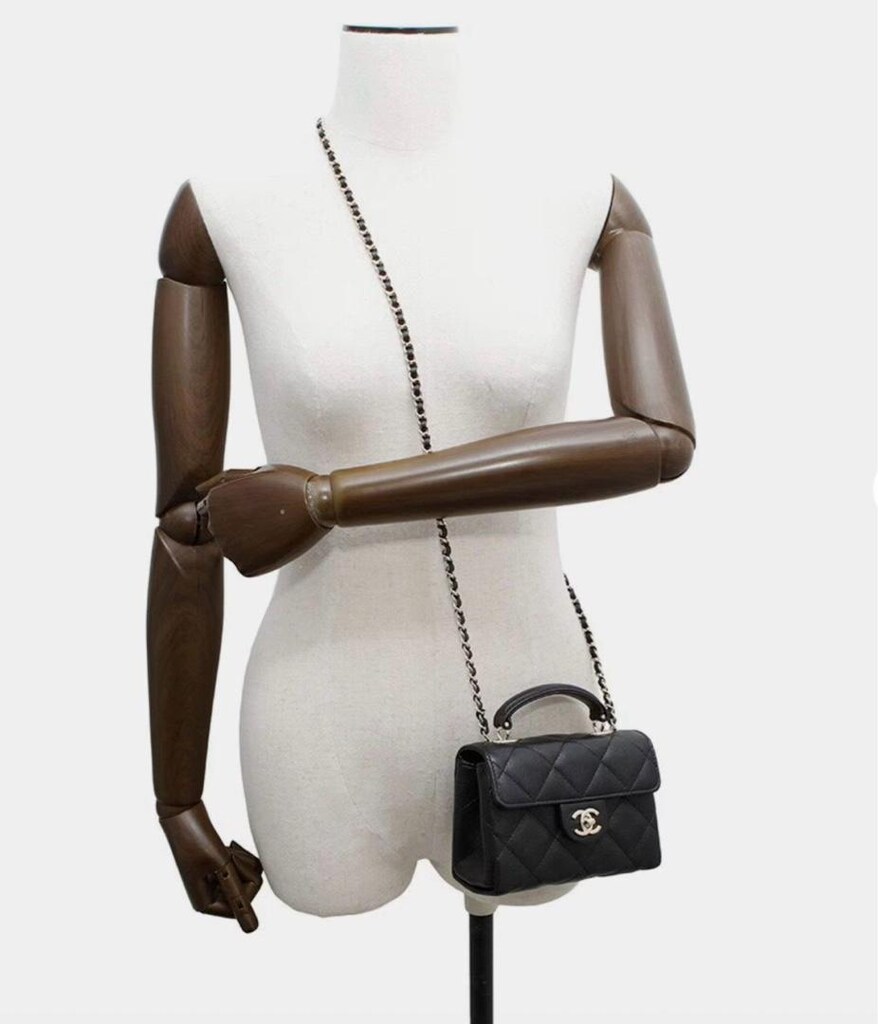 Chanel Retro Twist Siyah Çanta - 13