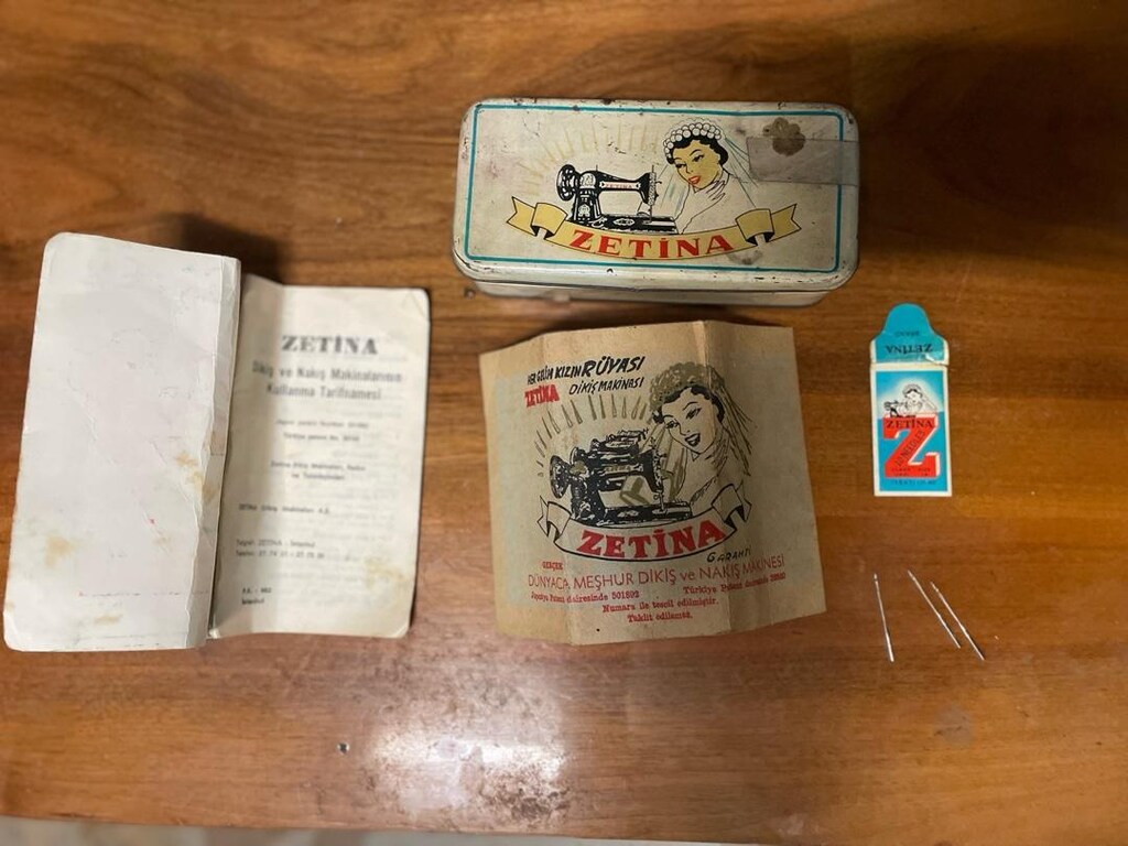 zetina antika dikiş makinesi 1978 - 3