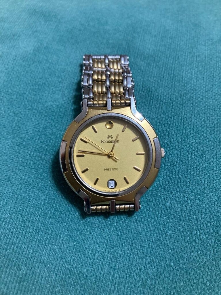 romanson swıss Quartz 24 k gold / saat - 9