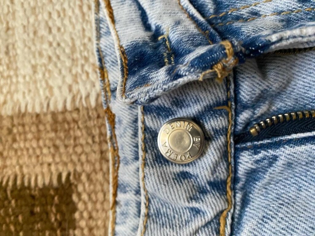 By poema Yüksek Bel denim Jean - 8