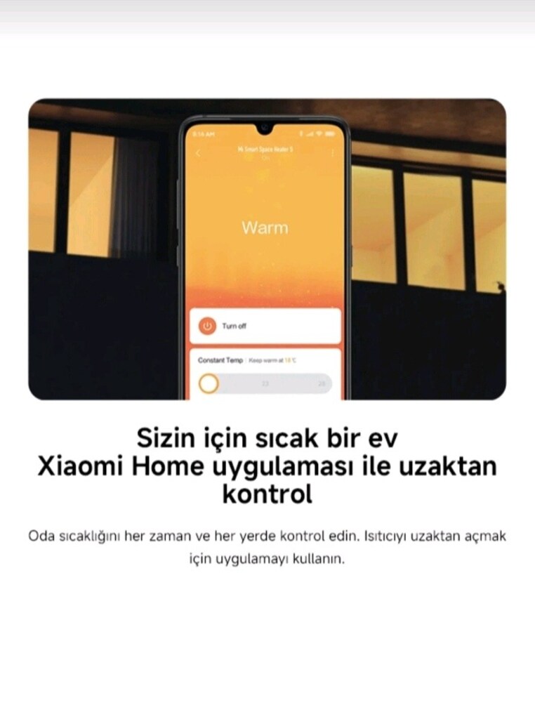 XİAOMİ ELEKTRİKLİ ISITICI - 3