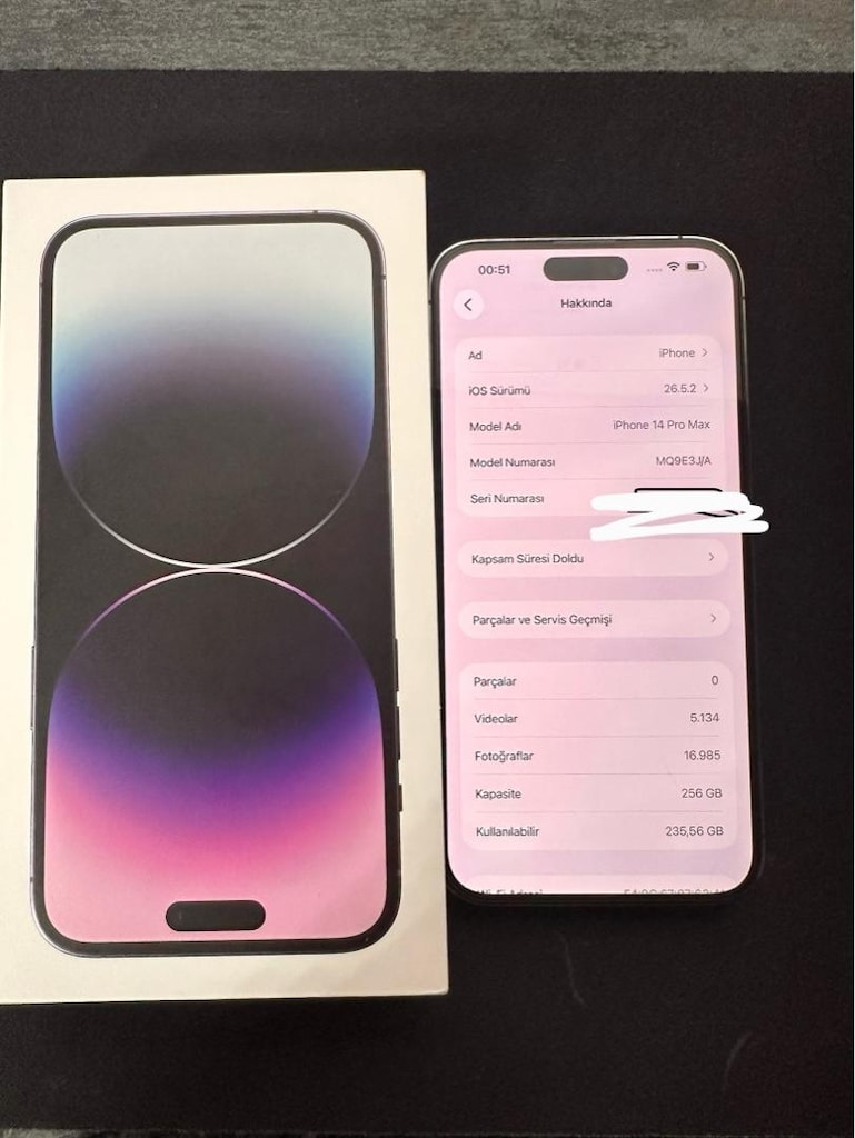 İphone 14 Pro Max 256GB Değişensiz TR kayıtlı - 8