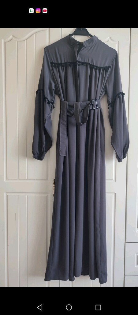 Butik dikimi elbise ferace - 2