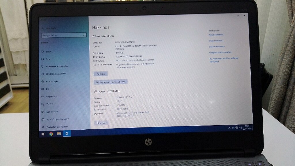 i5 4.nesil 4 GB ram 320 GB hhd HP laptop Notebook - 4