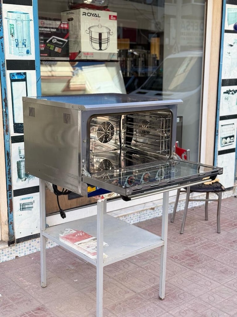 endüstriyel fırın 4 tepsili konveksiyonel fırın buharlı fırın - 5