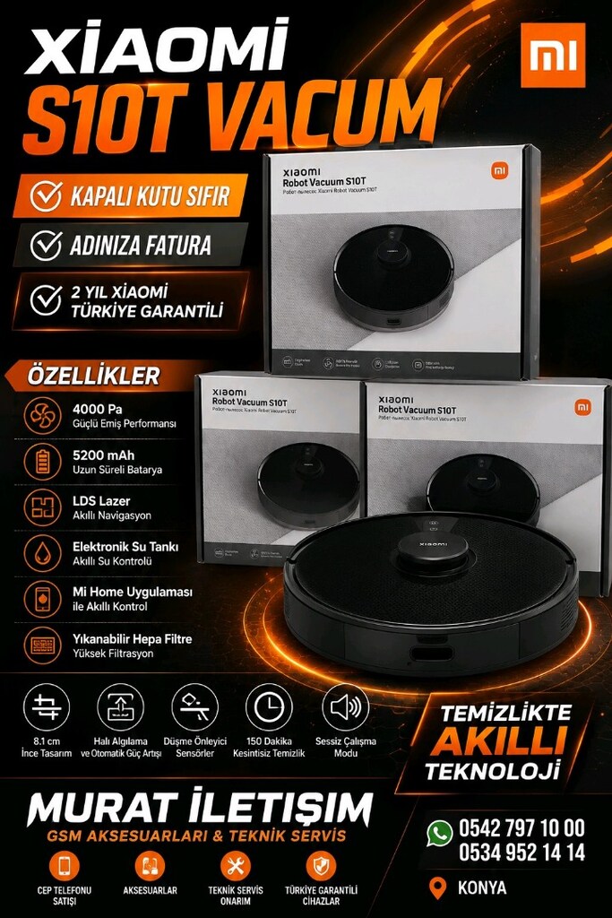 XİAOMİ ROBOT VACUUM S10T - 3