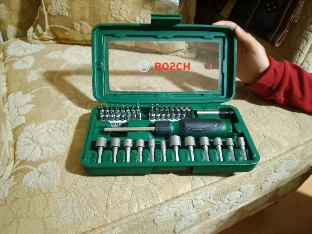 Bosch marka cırcırli lokma tornavida ve alyan takımı 46 parça - 3
