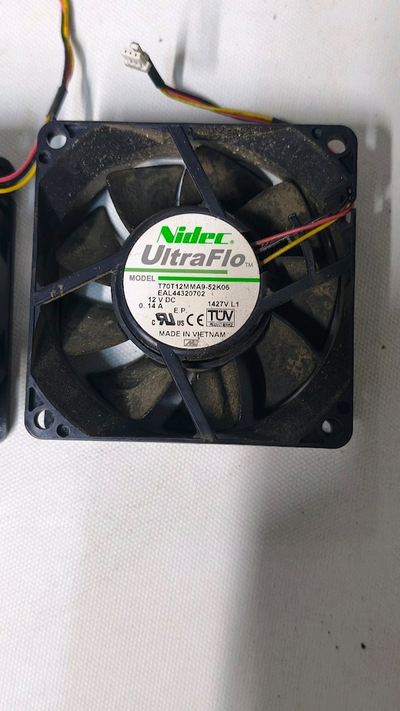 Nidec UltraFlo T70T12MMA9-52K06 12V DC Soğutma Fanı (70x70x25mm) - 2