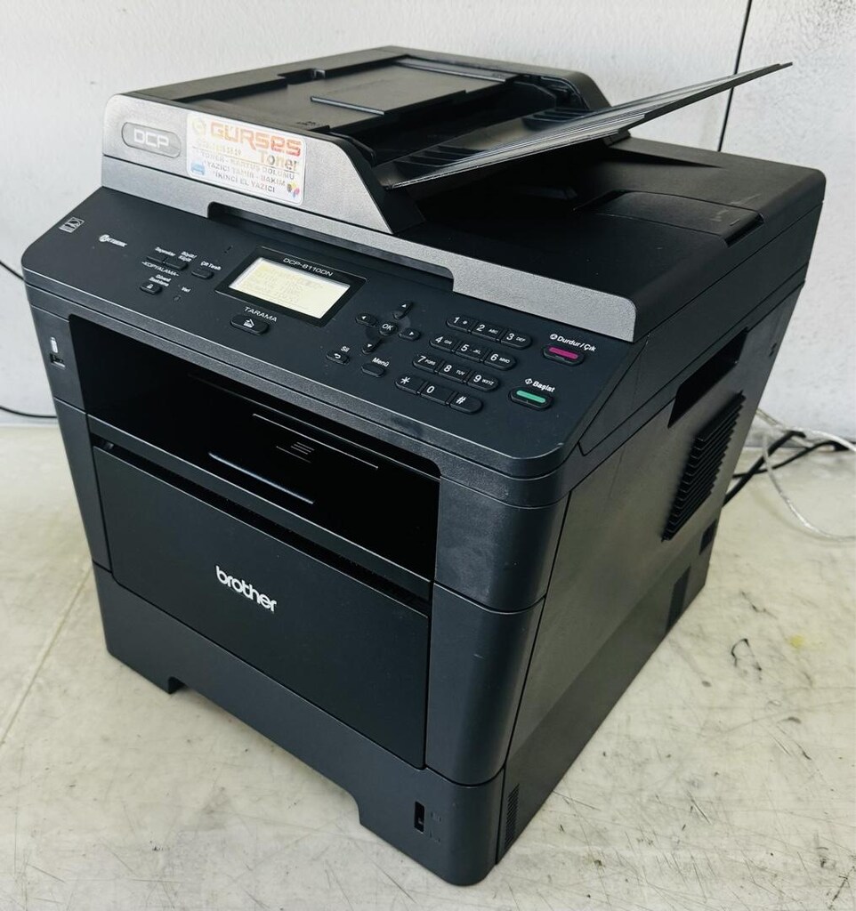 Yazıcı Brother 8110DN Fotokopi Tarayıcı Çift Taraflı Ekonomik - 4