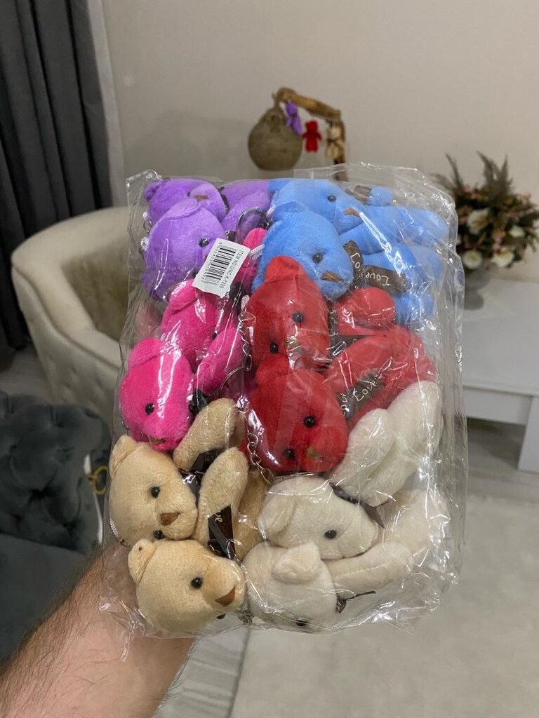 toptan 100 adet peluş anahtarlık 3500₺ - 5