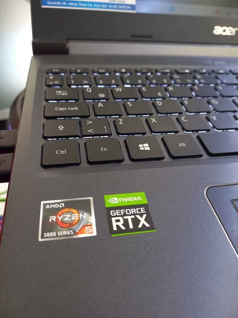 HATASIZ!!! ACER RYZEN 5 5500U 16 GB RAM RTX 3050 Tİ 144 HZ PANEL - 3