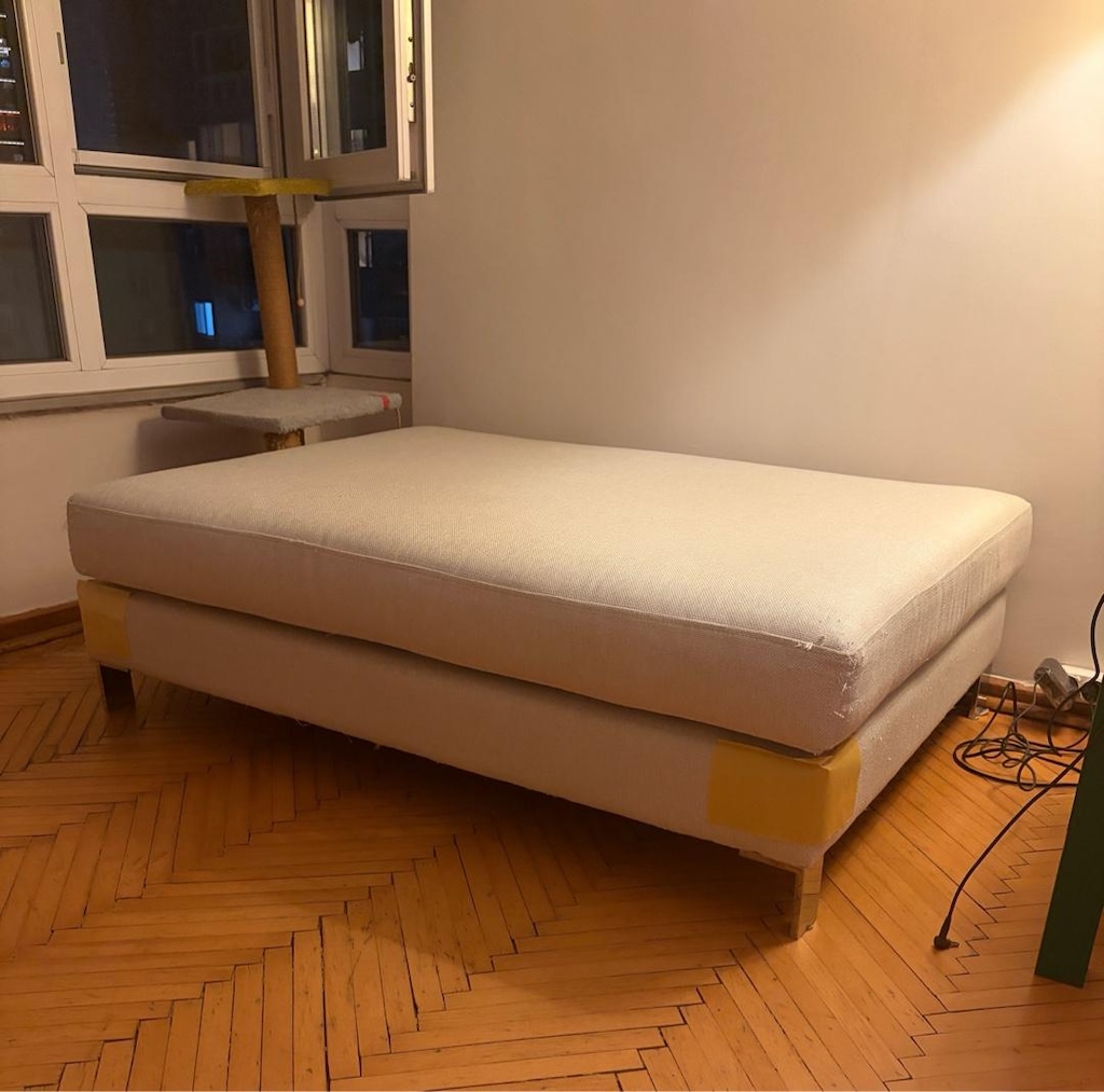 Yataş Büyük Puf / Oturma Pufu – Krem Renk – Çok Amaçlı - 2