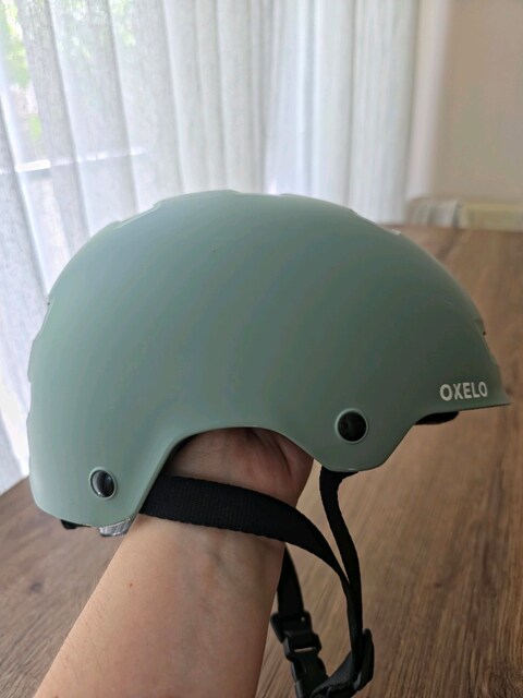 Dechatlon Oxelo 52-55cm çocuk bisiklet, scooter, paten kaskı
