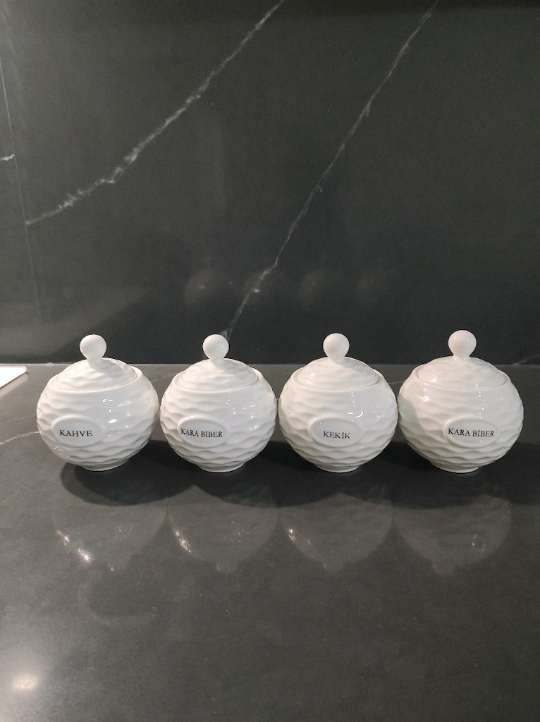 porselen baharat takımı çok az kullanıldı - 4