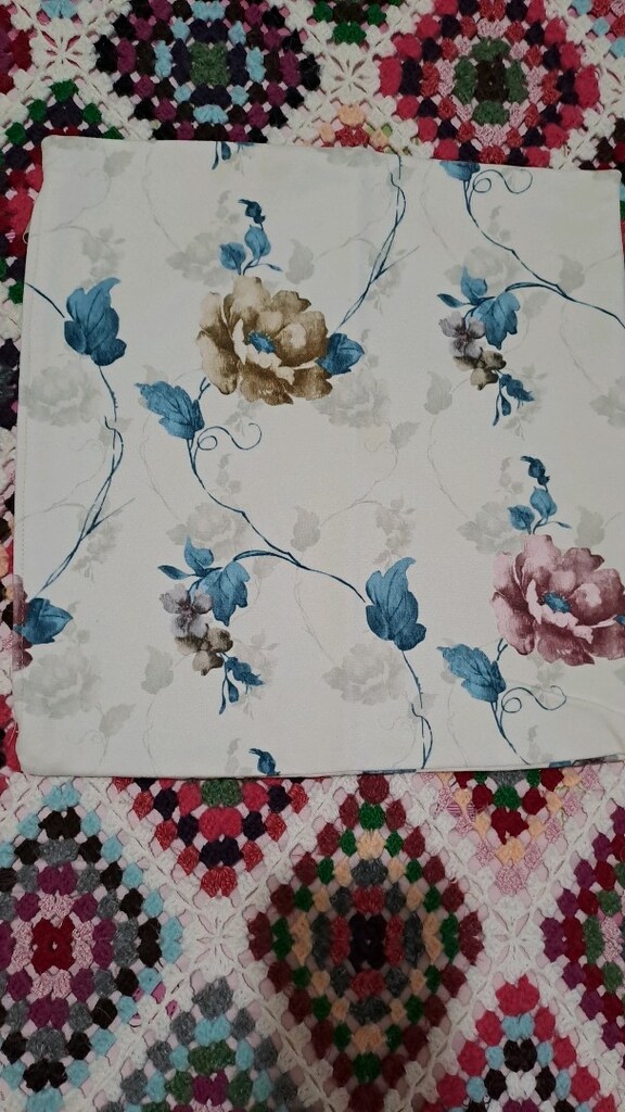 pastel renkte,çiçek desenli koltuk kırlenti - 4