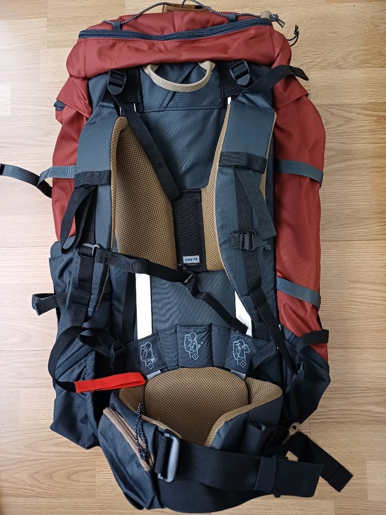sıfır 70 litre sırt destekli kamp outdoor buscraft sırt çantası - 2