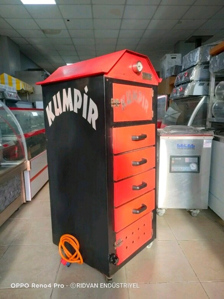 kumpir fırını tüplü ısıtmalı kumpir fırın kumpir makinesi - 11