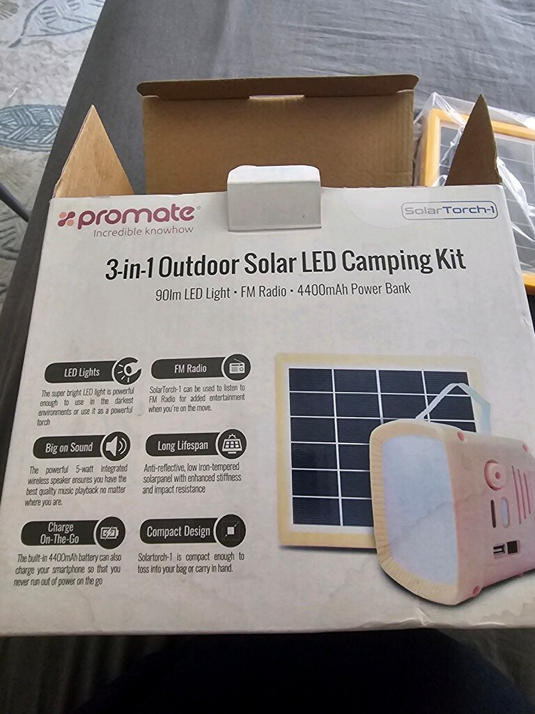PROMATE SOLARTORCH-1 3'Ü 1 ARADA SOLAR KAMP SETİ - 2