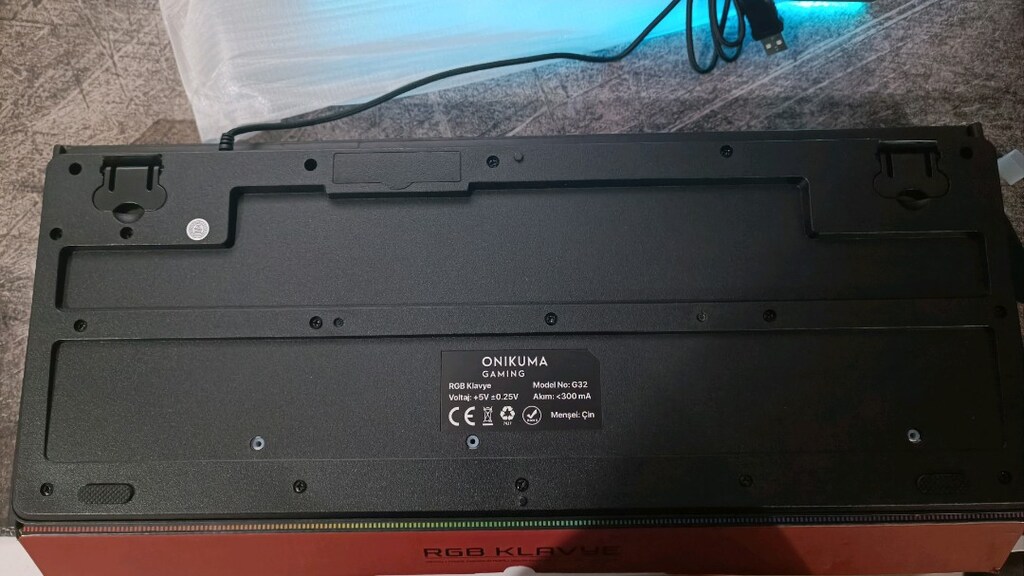 2 YIL GARANTİLİ //ONİKUMA G32 RAİNBOW MEMBRAN KLAVYE - 7