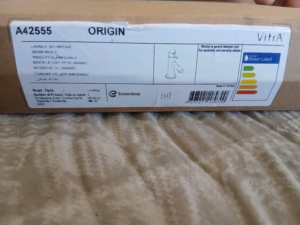 Vitra marka sıfır ürün kaliteli lavabo bataryası. - 4