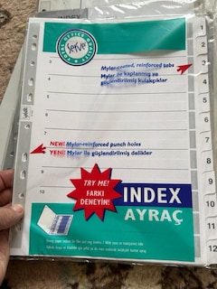 kırtasiye ayraç klasör - 5