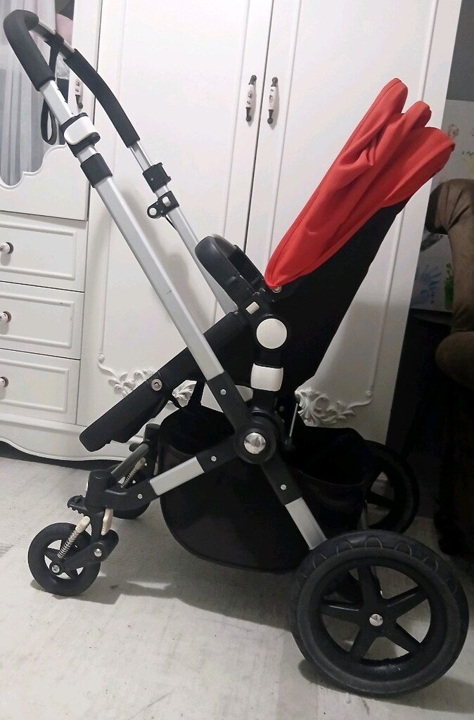 Bugaboo Cameleon 3 Bebek Arabası – Mercan / Kırmızı Tente Temiz - 4