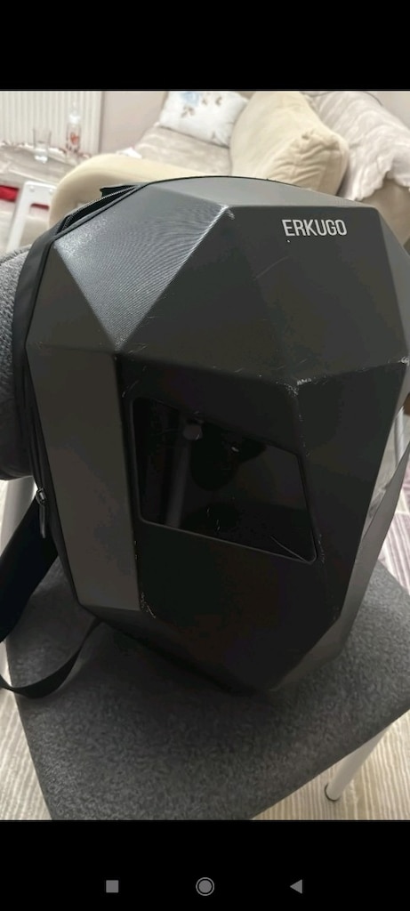 LED'li çanta motorcu çantası sırt çantası - 9