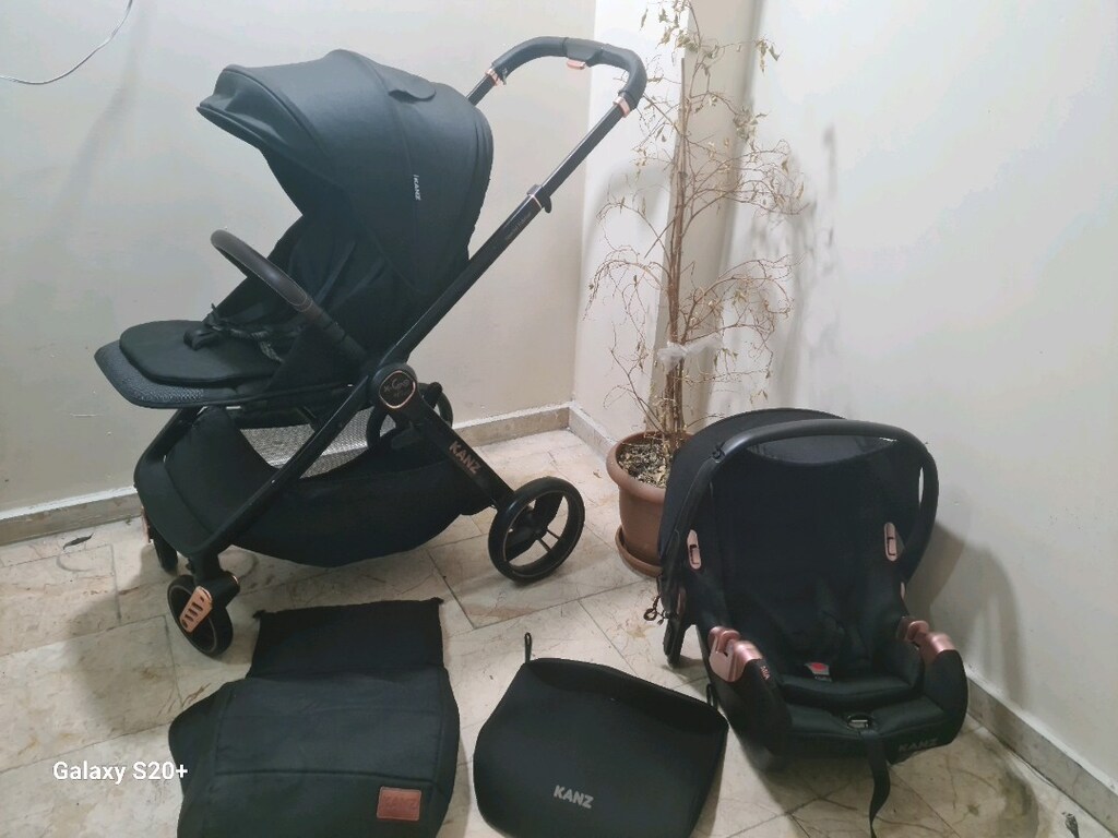 kanz x go plus çift yönlü bebek arabası ve puseti - 2