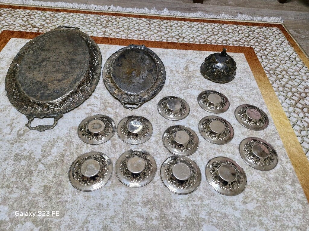 Gümüş çay takımı - 2