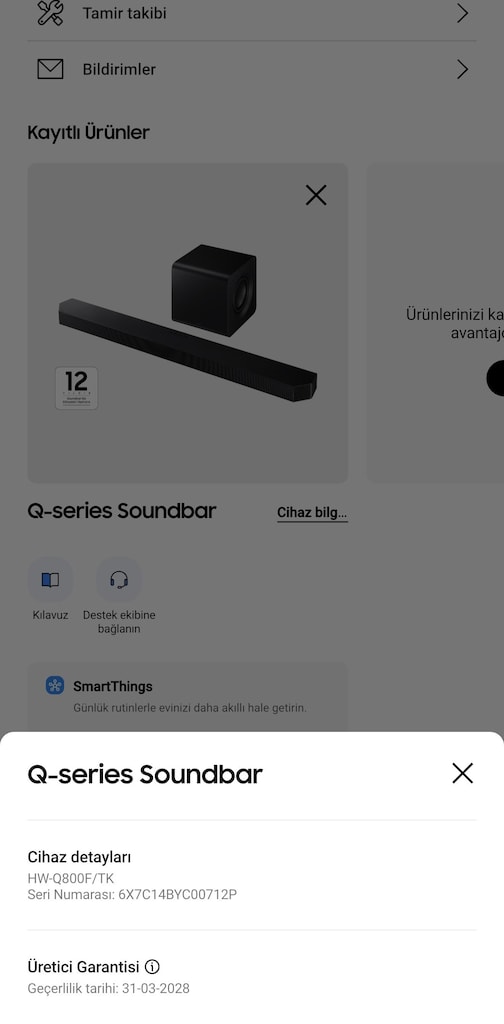 Samsung HW-Q800F Soundbar. Kullanılmamış 31.03.2028'e kadar GARANTİLİ - 3