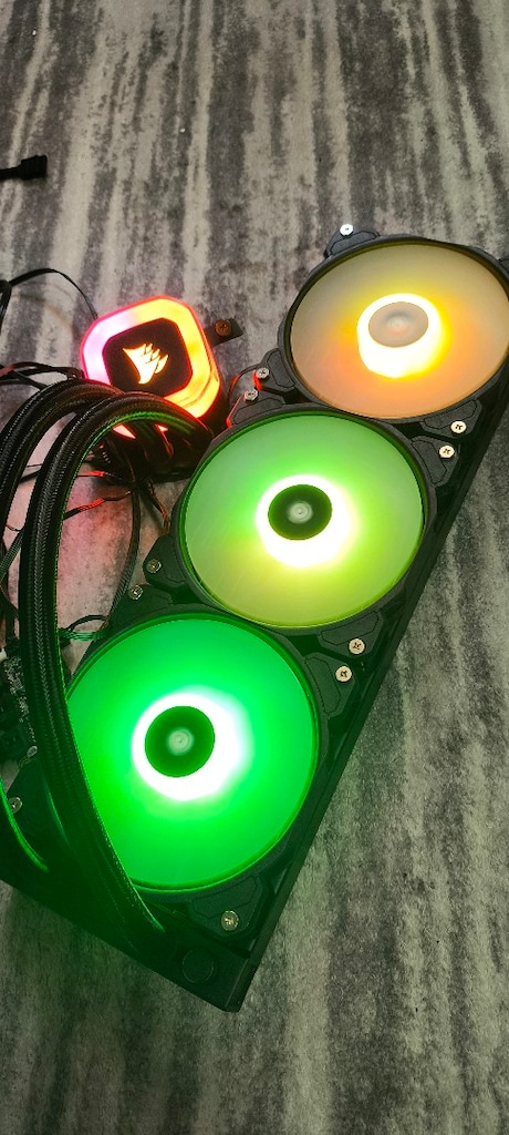Corsair icue h150 RGB 360mm sıvı soğutma sistemi - 11