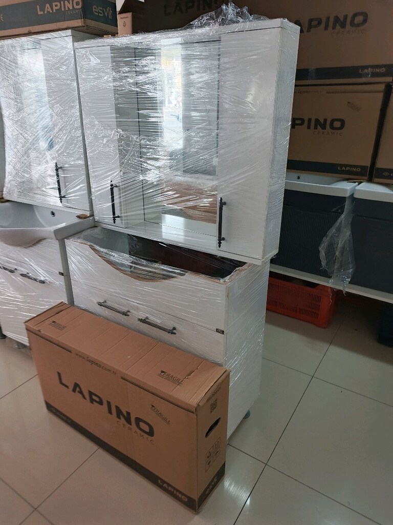 80 cm klasik ayakli banyo dolabi - 6
