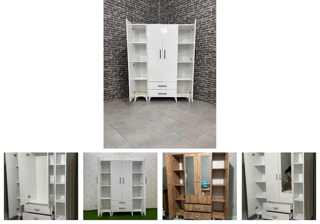 4 kapaklı elbise dolabı anxwzmvzsb - 2