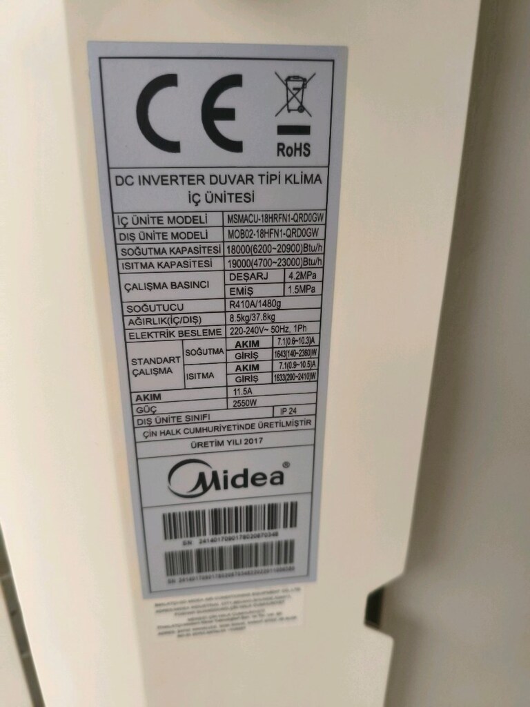 Midea 18000 BTU Klima - 6