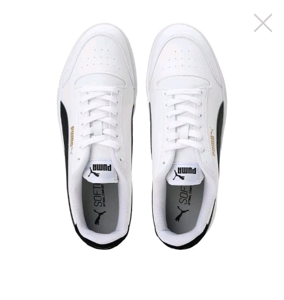 Erkek çocuk Shuffle Beyaz Puma Spor Ayakkabı