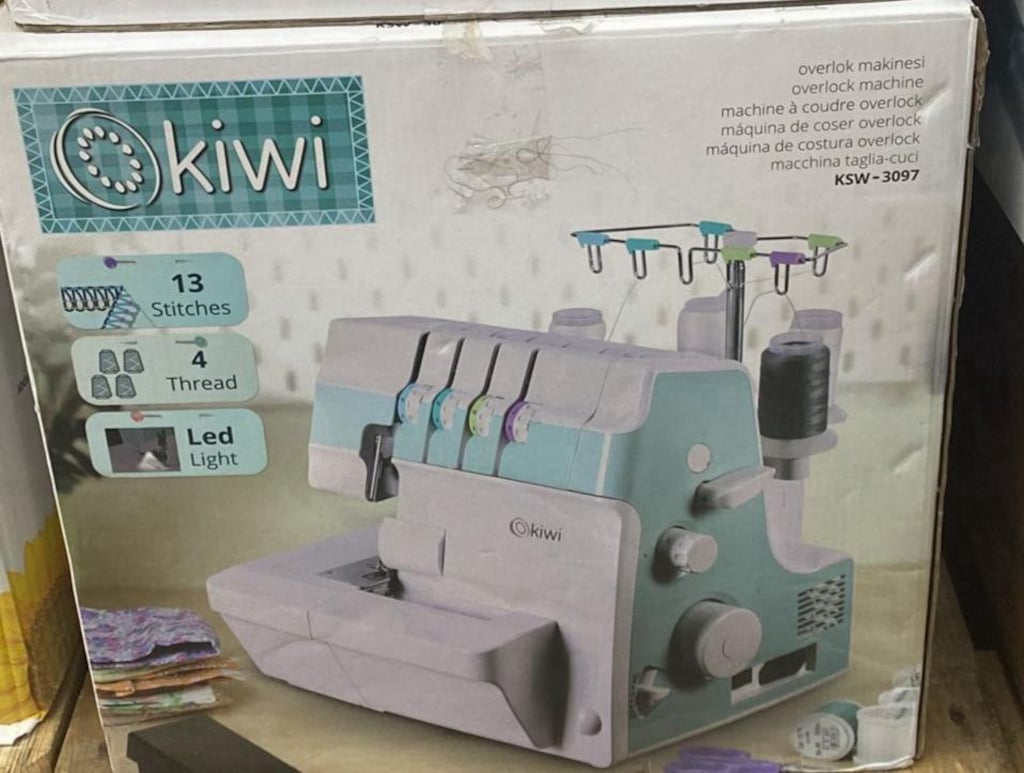 KİWİ 4 İPLİKLİ OVERLOK MAKİNESİ