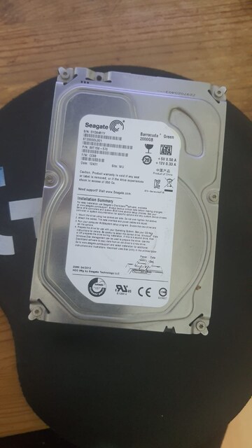 2TB Seagate Barracuda HDD %100 Sağlık %100 Performans Testli