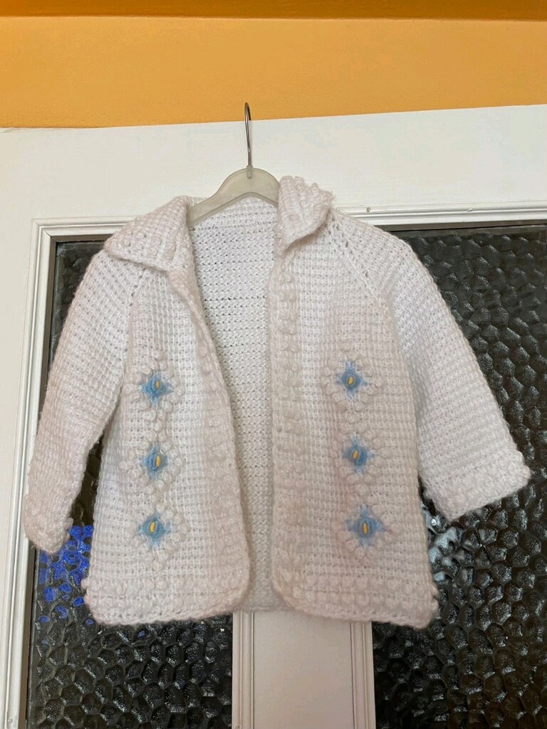 Örgü Bebek Battaniyesi Ve Giysi Seti - 13