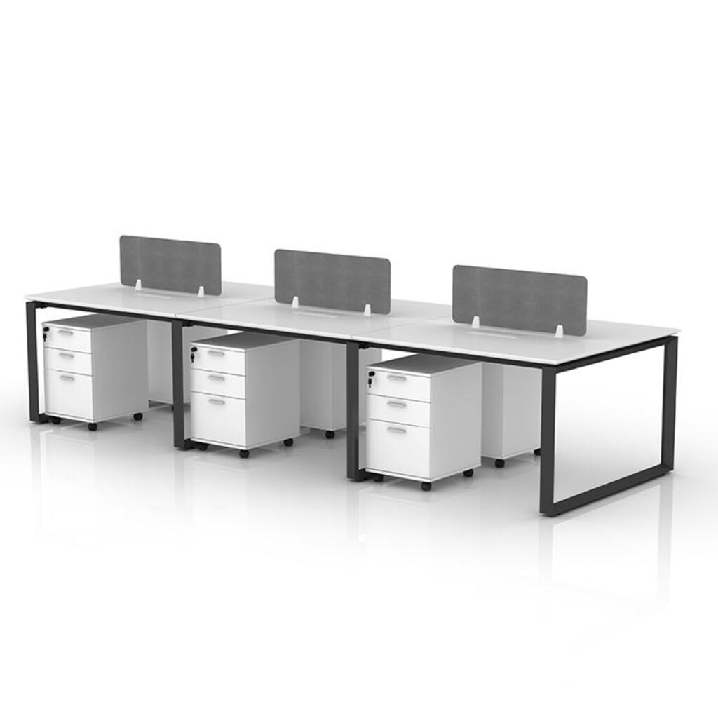 6'LI ÇOKLU MASA / WORKSTATİON / MORE OFİS - 3